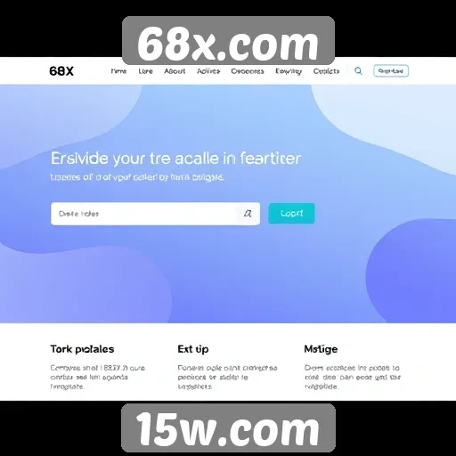 Interface e design do site 68x.com analisados
